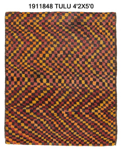 4x5 Old & Vintage Turkish Area Rug