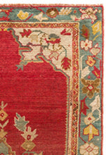 4x6 Colorful Vintage Oushak Area Rug
