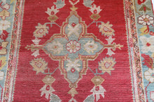 4x6 Colorful Vintage Oushak Area Rug
