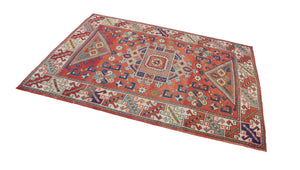 4x6 Old & Vintage Turkish Area Rug
