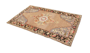 4x6 Old & Vintage Turkish Area Rug