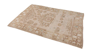 4x6 Old & Vintage Turkish Area Rug