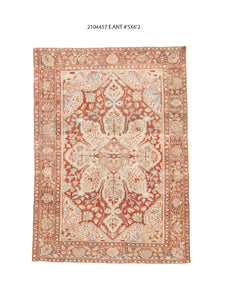 4x6 Old& Vintage Turkish Area Rug