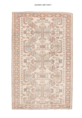 4x6 Old & Vintage Turkish Area Rug