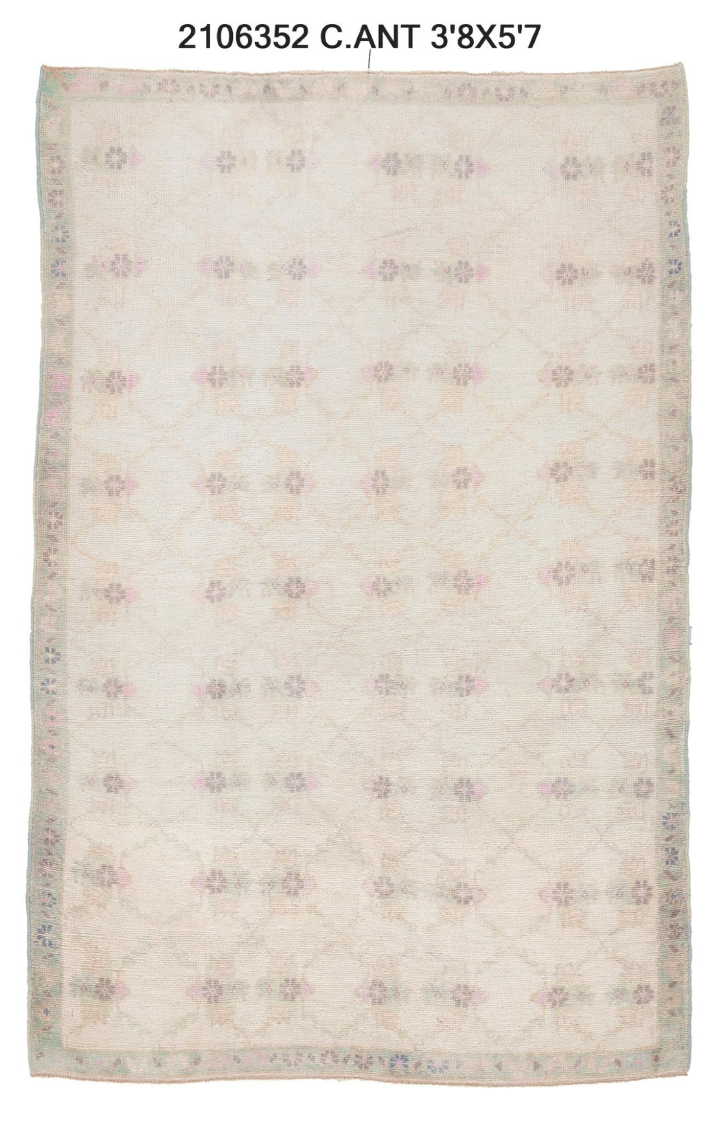 4x6 Old & Vintage Turkish Area Rug