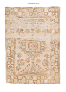 4x6 Old & Vintage Turkish Area Rug