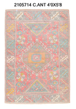 4x6 Old & Vintage Turkish Area Rug