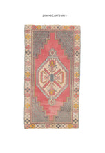 4x6 Old & Vintage Turkish Area Rug