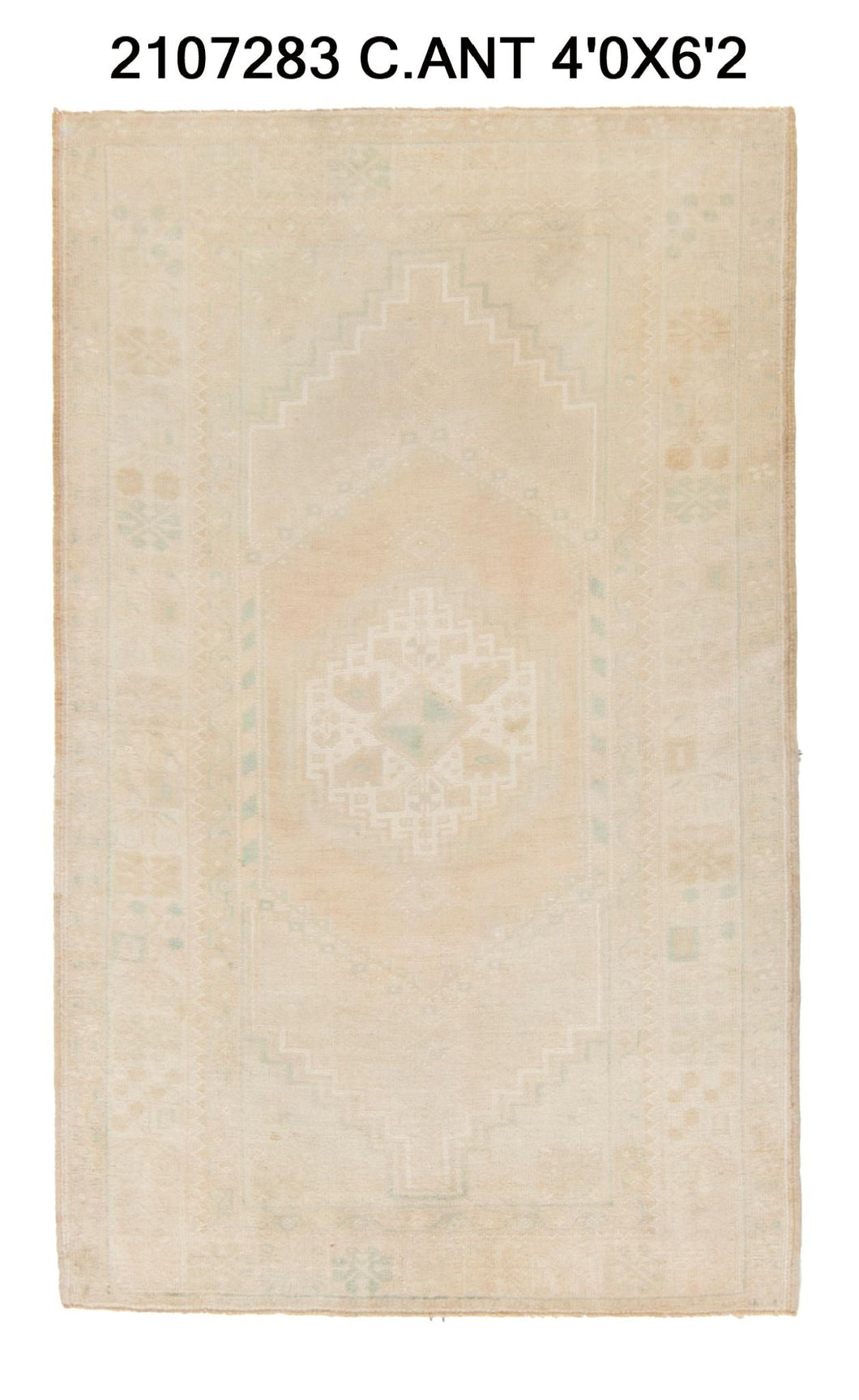 4x6 Old & Vintage Turkish Area Rug