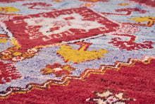 4x6 Red Vintage Turkish Area Rug