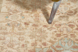 4x6 Wheat & Brown Soft Old & Vintage Turkish Area Rug