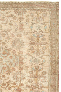 4x6 Wheat & Brown Soft Old & Vintage Turkish Area Rug