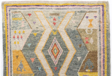 4x7 Colorful Modern Oushak Area Rug