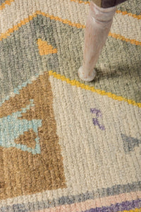 4x7 Colorful Modern Oushak Area Rug