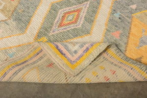 4x7 Colorful Modern Oushak Area Rug