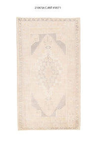 4x7 Old& Vintage Turkish Area Rug