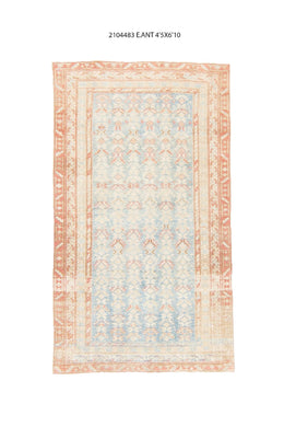 4x7 Old & Vintage Turkish Area Rug