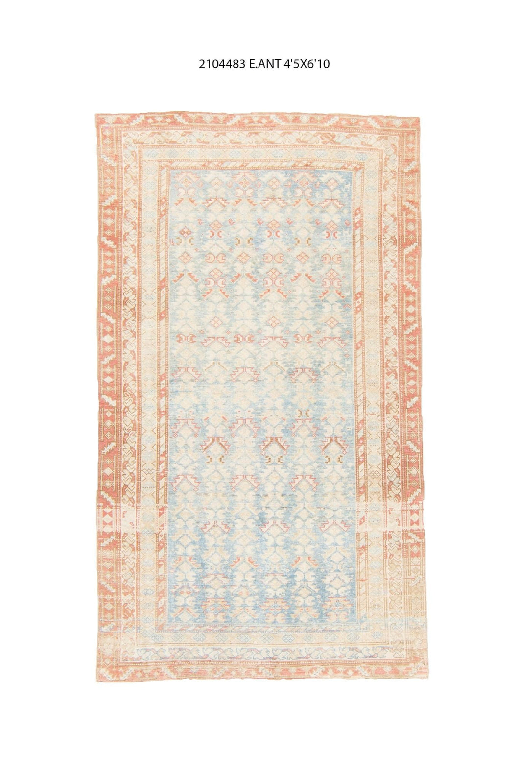 4x7 Old & Vintage Turkish Area Rug