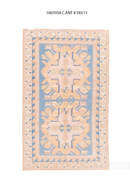 4x7 Old & Vintage Turkish Area Rug