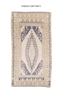 4x7 Old & Vintage Turkish Area Rug