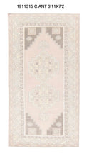 4x7 Old& Vintage Turkish Area Rug