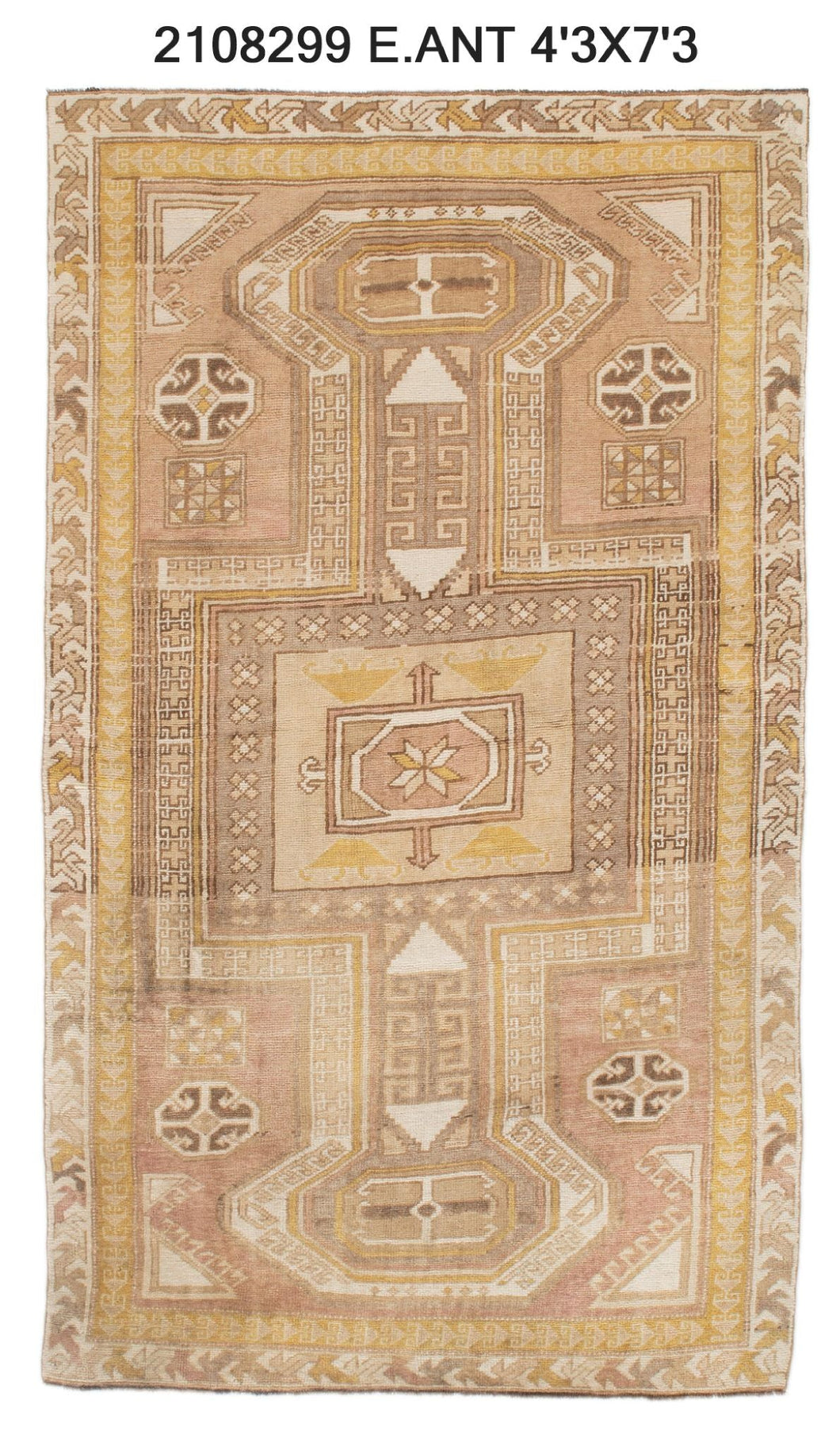 4x7 Old & Vintage Turkish Area Rug