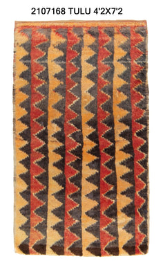 4x7 Old & Vintage Turkish Area Rug