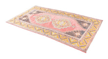 4x7 Old& Vintage Turkish Area Runner Rug