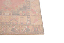 4x7 Old& Vintage Turkish Area Runner Rug