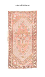 4x7 Old & Vintage Turksih Area Rug