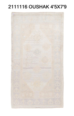 4x8 Modern Oushak Area Rug