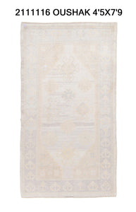 4x8 Modern Oushak Area Rug