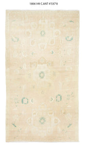 4x8 Old & Vintage Tukish Area Rug