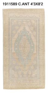 4x8 Old & Vintage Turkish Area Rug