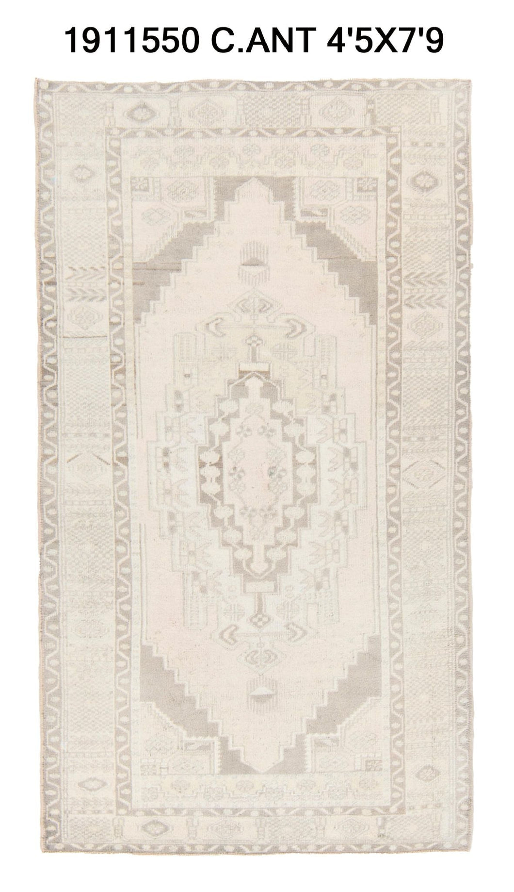 4x8 Old & Vintage Turkish Area Rug