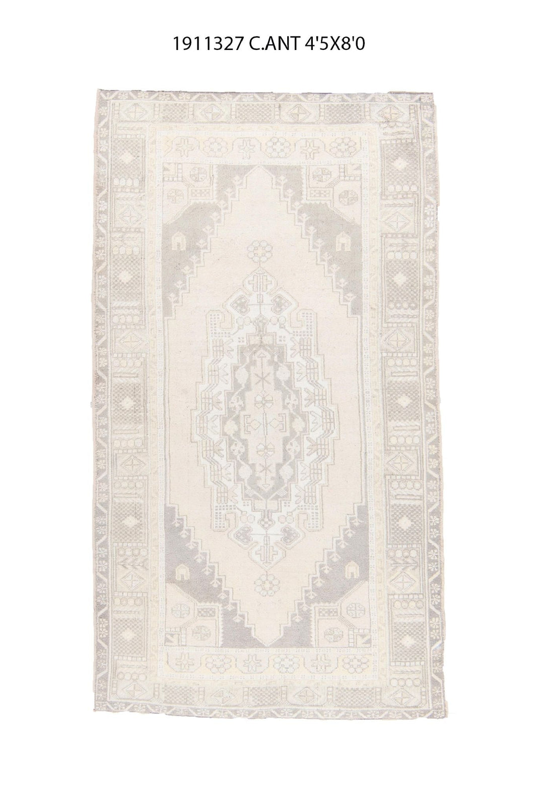 4x8 Old & Vintage Turkish Area Rug
