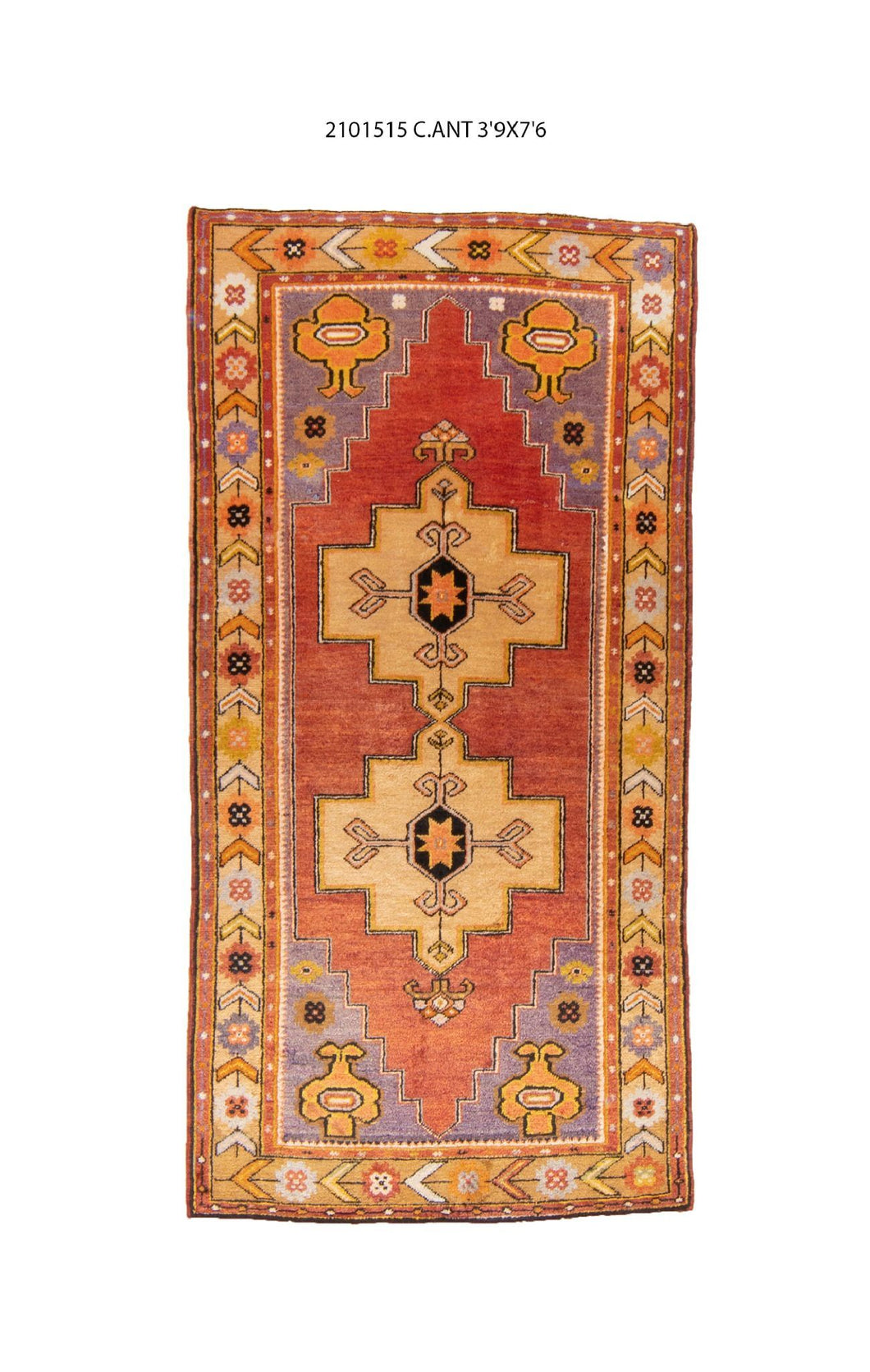 4x8 Old & Vintage Turkish Area Runner Rug