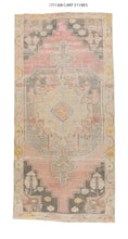 4x8 Old & Vintage Turkish Area Runner Rug