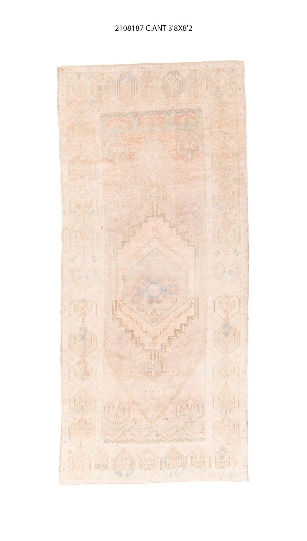 4x8 Old & Vintage Turksih Area Runner Rug