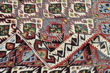 4x8 Red Vintage Turkish Area Rug