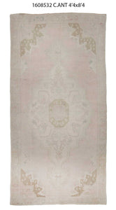 4x8 Old & Vintage Turkish Area Rug Test7