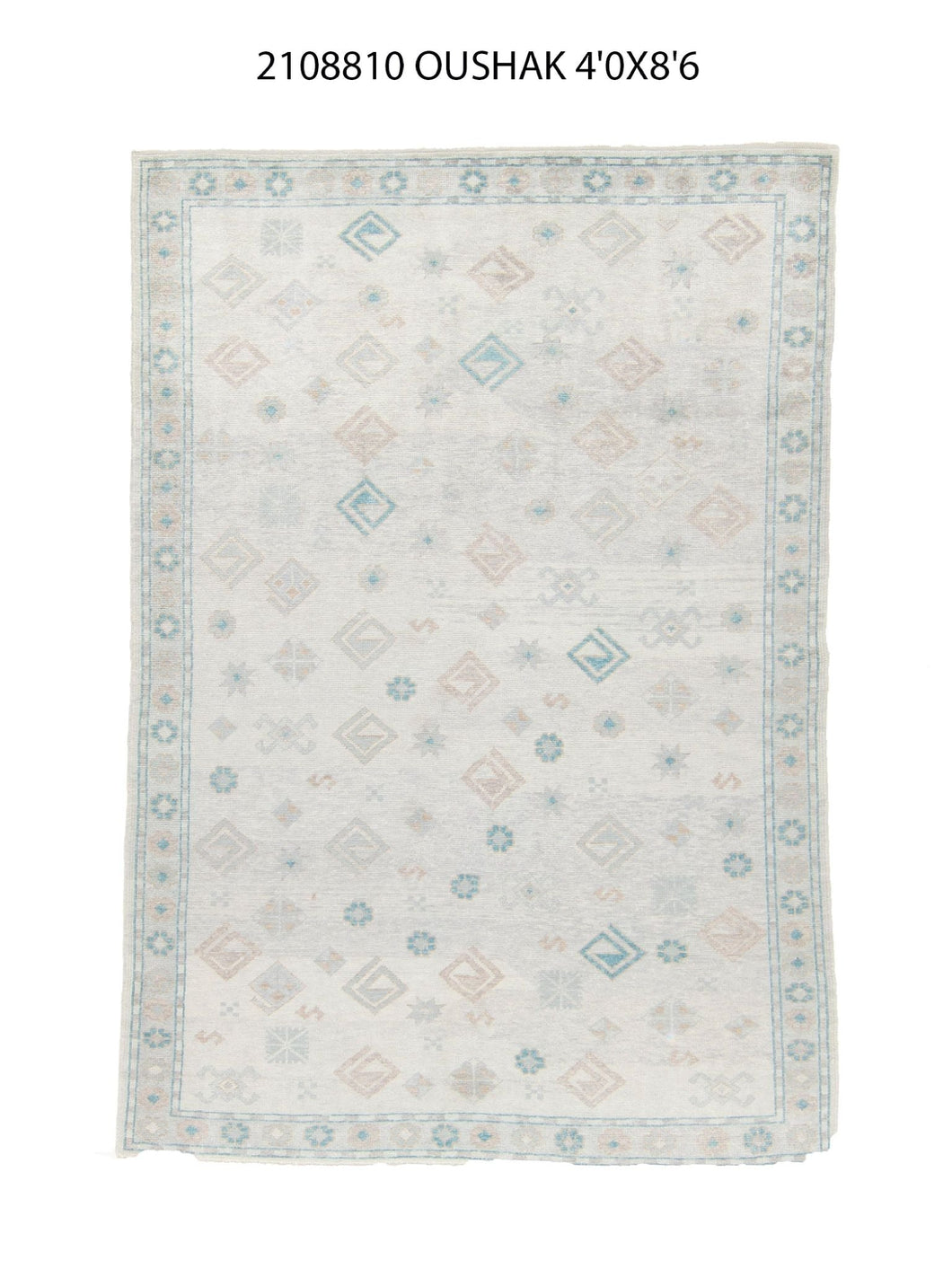 4x9 Modern Oushak Area Rug