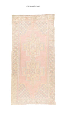 4x9 Old & Vintage Turkish Area Rug
