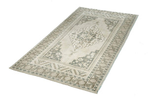 5x10 Blue Vintage Turkish Area Rug