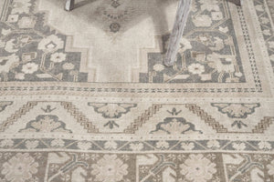 5x10 Blue Vintage Turkish Area Rug
