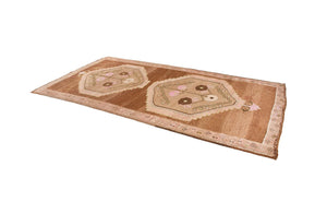 5x10 Colorful Old & Vintage Turkish Area Rug