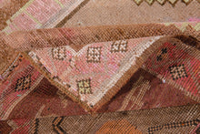 5x10 Colorful Old & Vintage Turkish Area Rug