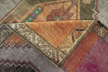 5x10 Colorful Vintage Turkish Area Rug