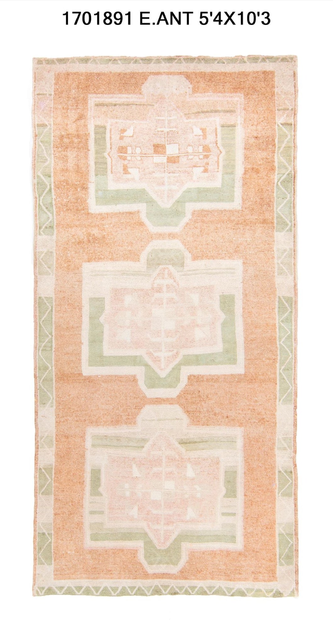 5x10 Old & Vintage Turkish Area Rug