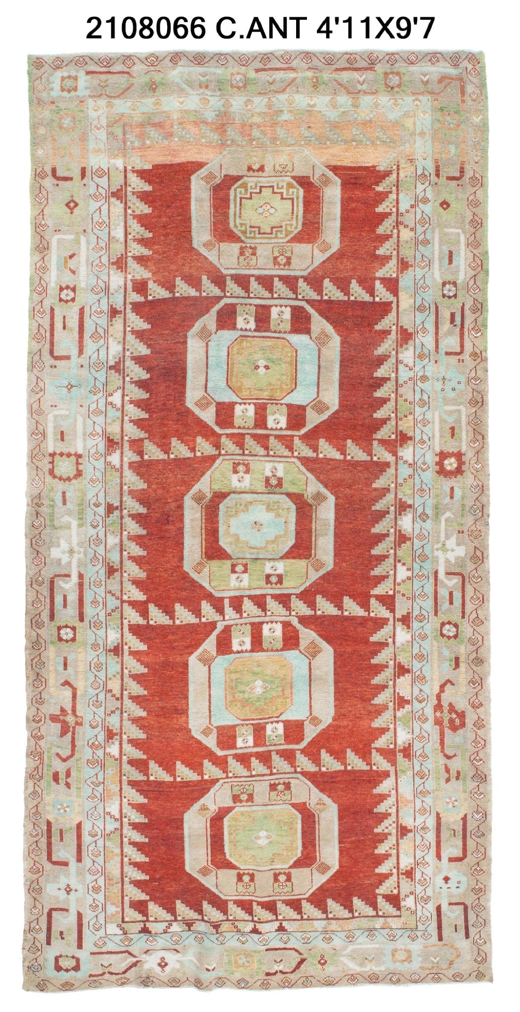 5x10 Old & Vintage Turkish Area Rug